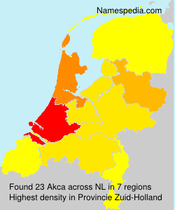 Surname Akca in Netherlands Surname Akca in Netherlands