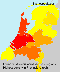 Surname Akdeniz in Netherlands Surname Akdeniz in Netherlands