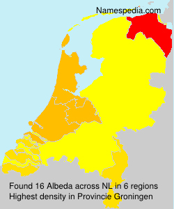 Surname Albeda in Netherlands Surname Albeda in Netherlands