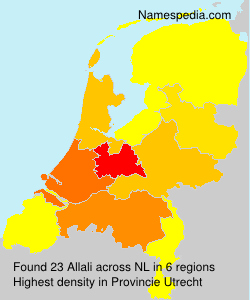 Surname Allali in Netherlands Surname Allali in Netherlands