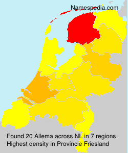 Surname Allema in Netherlands Surname Allema in Netherlands