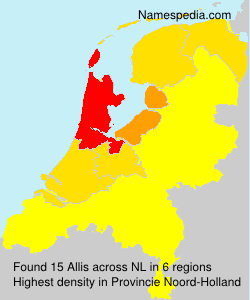Surname Allis in Netherlands Surname Allis in Netherlands
