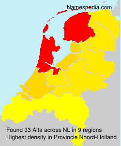 Surname Alta in Netherlands Surname Alta in Netherlands