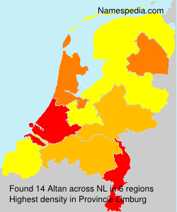 Familiennamen Altan - Netherlands