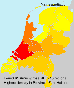 Surname Amin in Netherlands Surname Amin in Netherlands