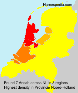 Surname Ansah in Netherlands Surname Ansah in Netherlands