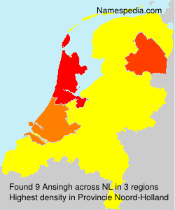 Surname Ansingh in Netherlands Surname Ansingh in Netherlands