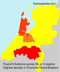 Surname Ardonne in Netherlands Surname Ardonne in Netherlands