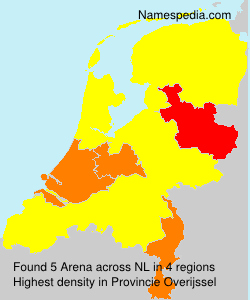 Surname Arena in Netherlands Surname Arena in Netherlands