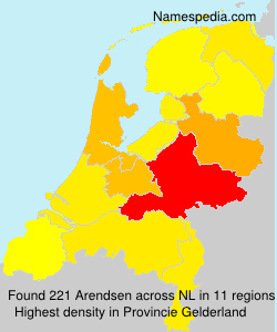 Surname Arendsen in Netherlands Surname Arendsen in Netherlands
