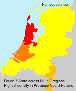 Surname Arora in Netherlands Surname Arora in Netherlands