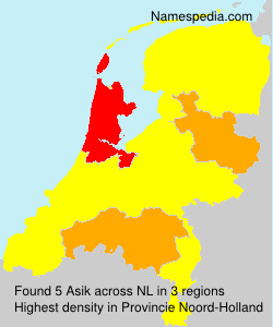 Surname Asik in Netherlands Surname Asik in Netherlands