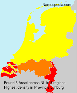 Surname Assel in Netherlands Surname Assel in Netherlands