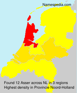 Surname Asser in Netherlands Surname Asser in Netherlands