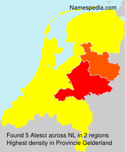 Surname Atesci in Netherlands Surname Atesci in Netherlands