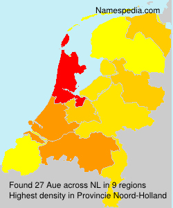 Surname Aue in Netherlands Surname Aue in Netherlands