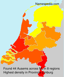 Surname Ausems in Netherlands Surname Ausems in Netherlands