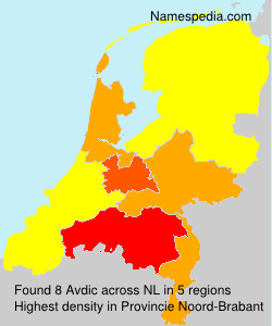 Surname Avdic in Netherlands Surname Avdic in Netherlands