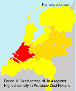 Surname Azad in Netherlands Surname Azad in Netherlands