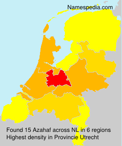 Surname Azahaf in Netherlands