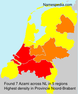 Surname Azami in Netherlands