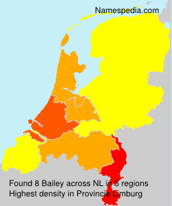 Surname Bailey in Netherlands Surname Bailey in Netherlands