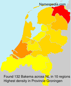 Surname Bakema in Netherlands Surname Bakema in Netherlands