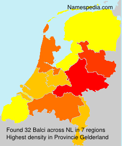 Surname Balci in Netherlands Surname Balci in Netherlands