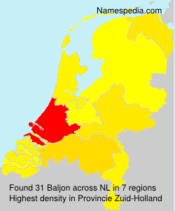 Surname Baljon in Netherlands Surname Baljon in Netherlands
