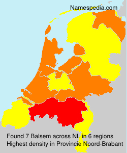 Surname Balsem in Netherlands Surname Balsem in Netherlands