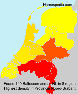 Surname Baltussen in Netherlands Surname Baltussen in Netherlands