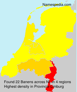 Surname Banens in Netherlands Surname Banens in Netherlands