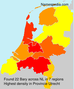 Surname Bary in Netherlands Surname Bary in Netherlands