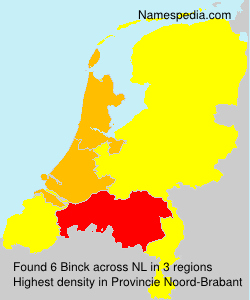 Surname Binck in Netherlands Surname Binck in Netherlands