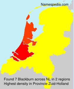 Surname Blackburn in Netherlands