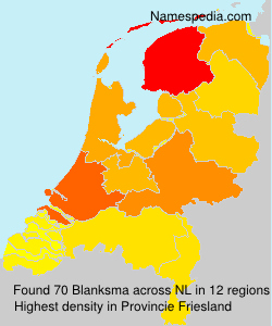 Surname Blanksma in Netherlands Surname Blanksma in Netherlands