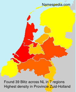 Surname Blitz in Netherlands Surname Blitz in Netherlands
