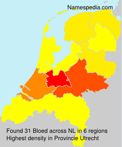 Surname Bloed in Netherlands Surname Bloed in Netherlands