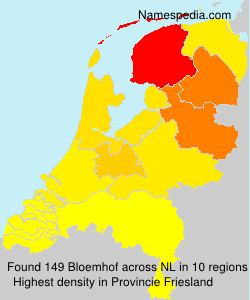 Surname Bloemhof in Netherlands Surname Bloemhof in Netherlands