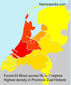 Surname Bloos in Netherlands Surname Bloos in Netherlands