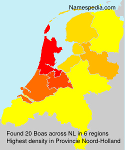 Surname Boas in Netherlands Surname Boas in Netherlands