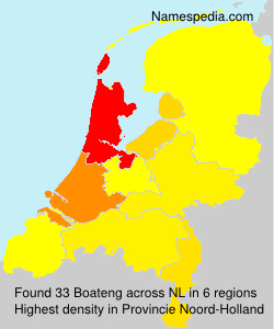 Surname Boateng in Netherlands Surname Boateng in Netherlands