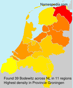 Surname Bodewitz in Netherlands Surname Bodewitz in Netherlands