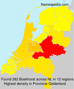 Surname Boekhorst in Netherlands Surname Boekhorst in Netherlands