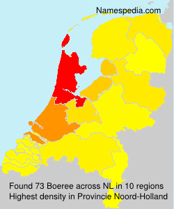 Surname Boeree in Netherlands Surname Boeree in Netherlands