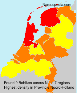 Surname Bohlken in Netherlands Surname Bohlken in Netherlands
