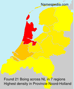 Surname Boing in Netherlands Surname Boing in Netherlands