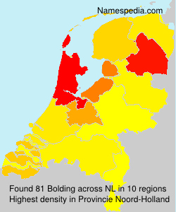 Surname Bolding in Netherlands Surname Bolding in Netherlands