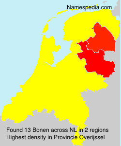 Surname Bonen in Netherlands Surname Bonen in Netherlands