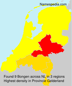 Surname Bongen in Netherlands Surname Bongen in Netherlands